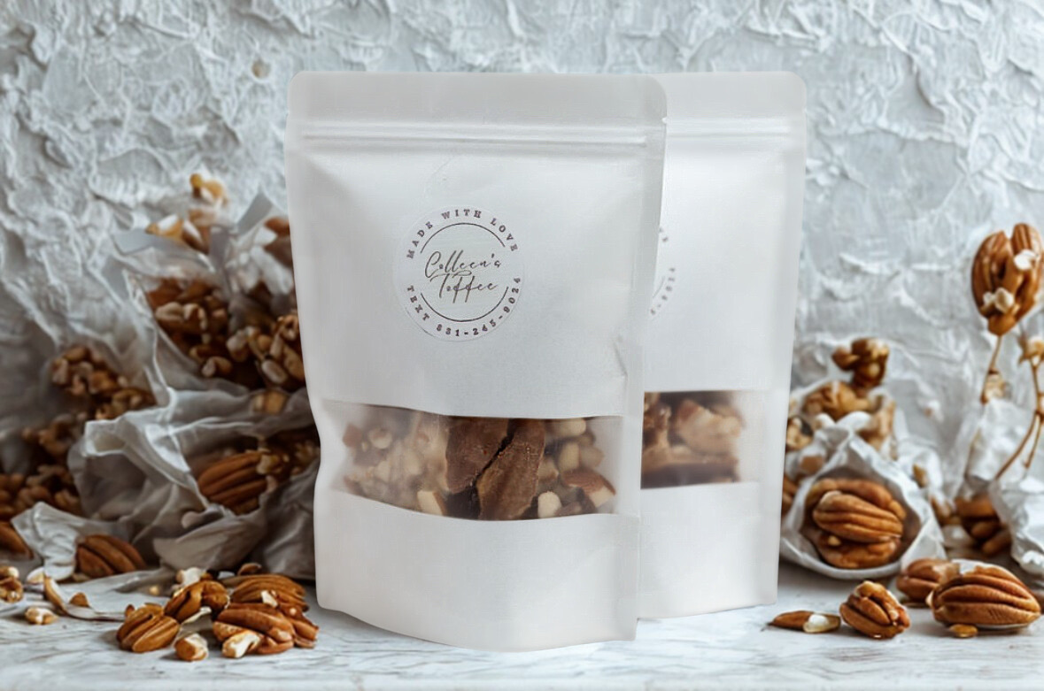 Dark Chocolate Butter Toffee (1/2 lb)